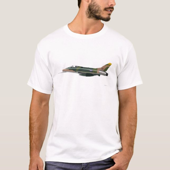 Camiseta F-100 sabre super norte-americano 41851 (Frente)