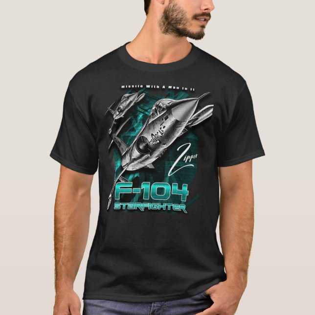 Camiseta F-104 Starfighter USAF Supersonic Air Superiority (Frente)