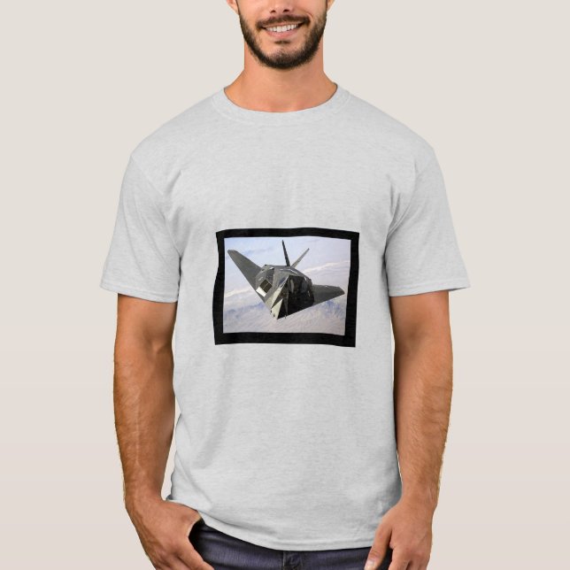 Camiseta F-117 Bombardeiro à Noite (Frente)
