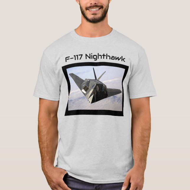 Camiseta F-117 Bombardeiro à Noite (Frente)