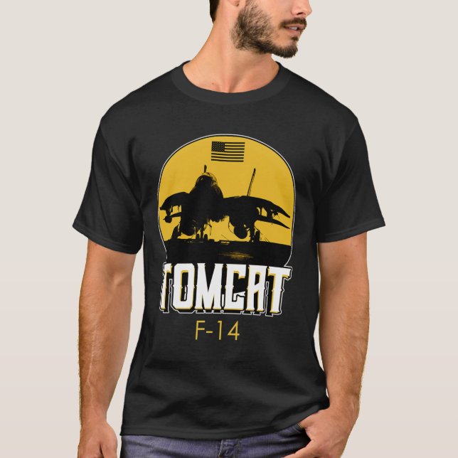 Camiseta F-14 Tomcat Fighter Jet T-Shirt (Frente)