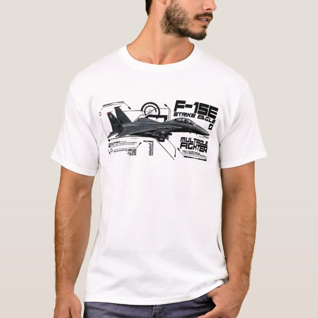 Camiseta F-15E Águia de Greve (Frente)