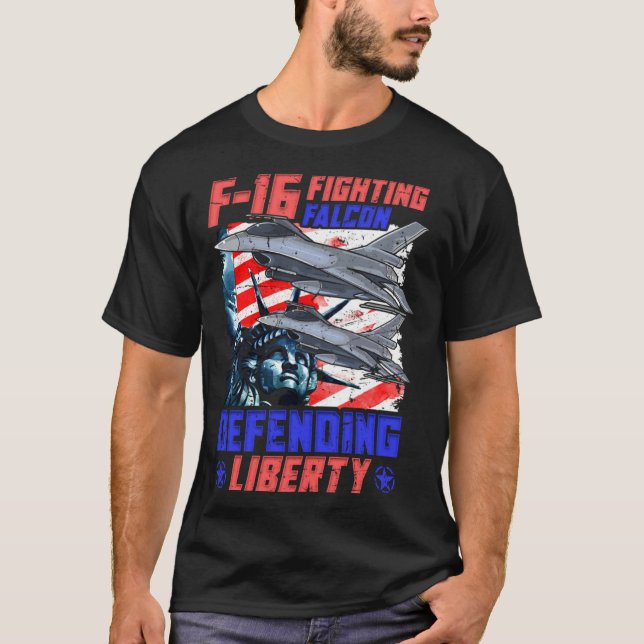 Camiseta F 16 Airforce Jet Pilot (Frente)