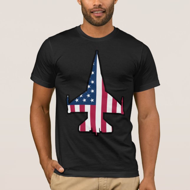 CAMISETA F-16 EUA (Frente)