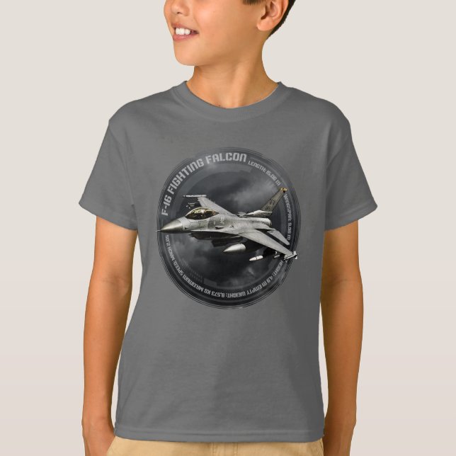 Camiseta F-16 Falcão de Luta (Frente)