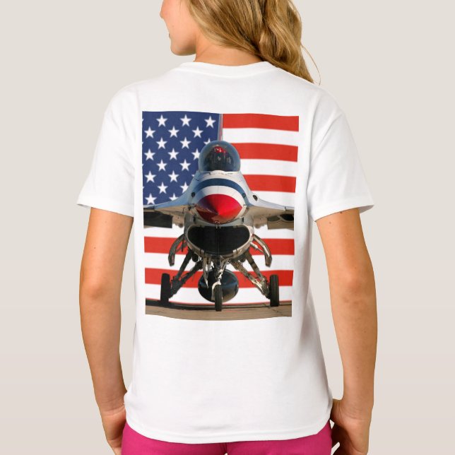 CAMISETA F-16C FALCÃO DE LUTA (Verso)