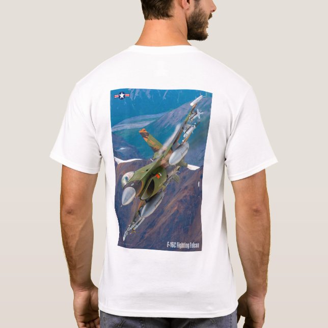 CAMISETA F-16C FALCÃO DE LUTA (Verso)