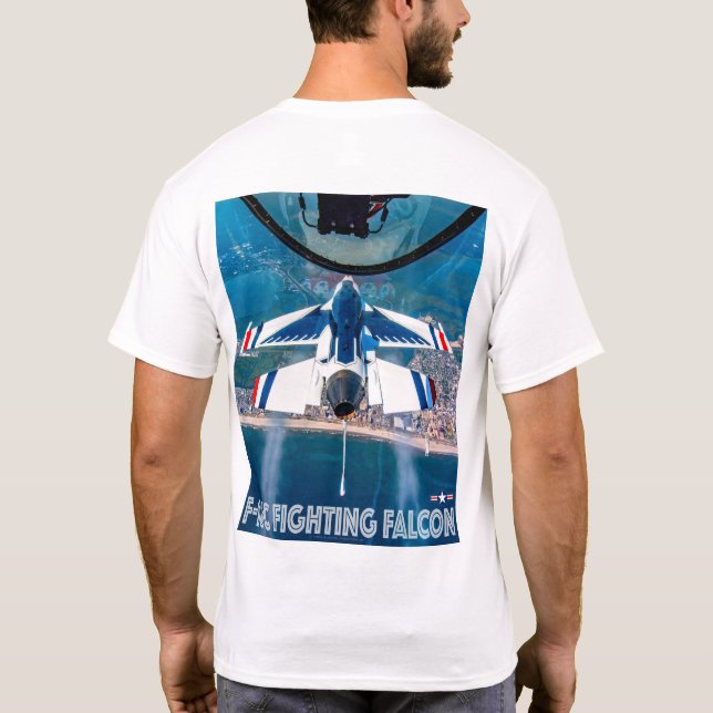 CAMISETA F-16C FALCÃO DE LUTA (Verso)