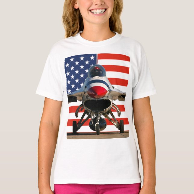 CAMISETA F-16C FALCÃO DE LUTA (Frente)