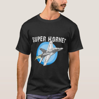 Camiseta F-18 F/A Super Hornet Airplane T-shirt design