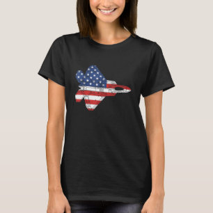 Camiseta F-22 Avião-Jato-Combatente-Combatente-Raptor Améri