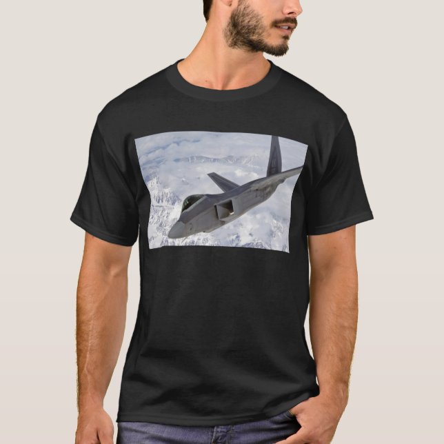 Camiseta F-22 Raptor-Elmendorf AFB (Frente)