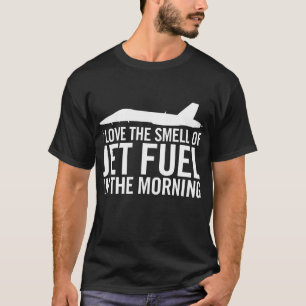 Camiseta F/A-18 Adoro o cheiro de combustível de avião pe