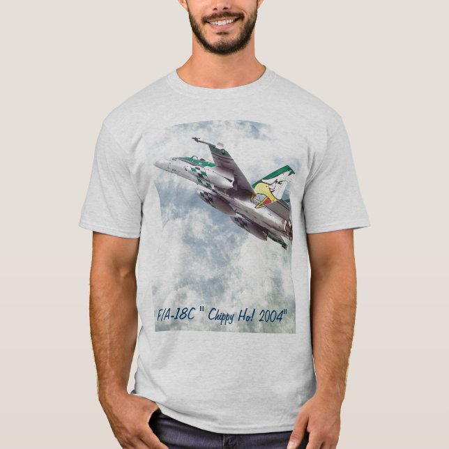 Camiseta F/A-18 HORNET, F/A-18C " Chippy Ho! 2004" (Frente)