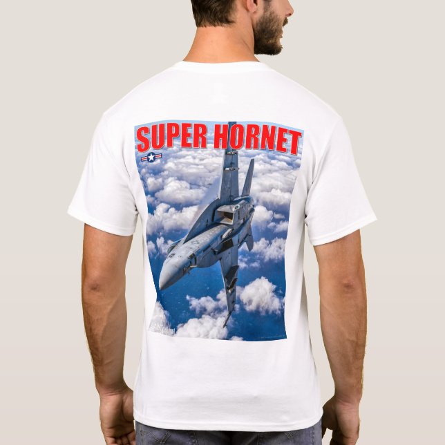 CAMISETA F/A-18E SUPER HORNET (Verso)
