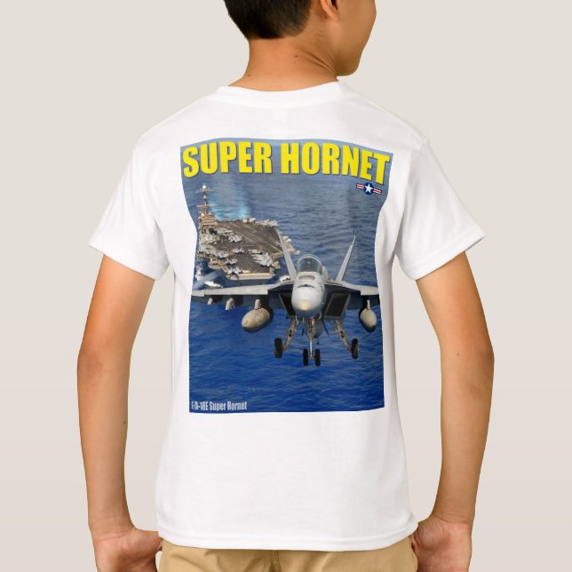 CAMISETA F/A-18E SUPER HORNET (Verso)