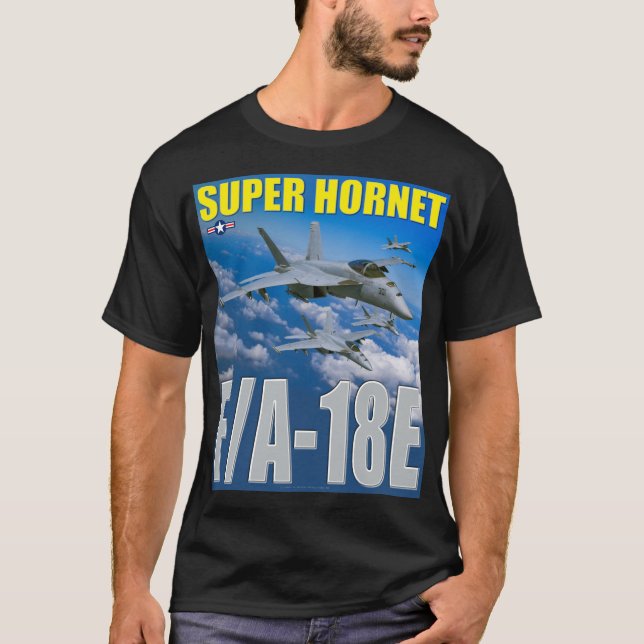 CAMISETA F/A-18E SUPER HORNET (Frente)