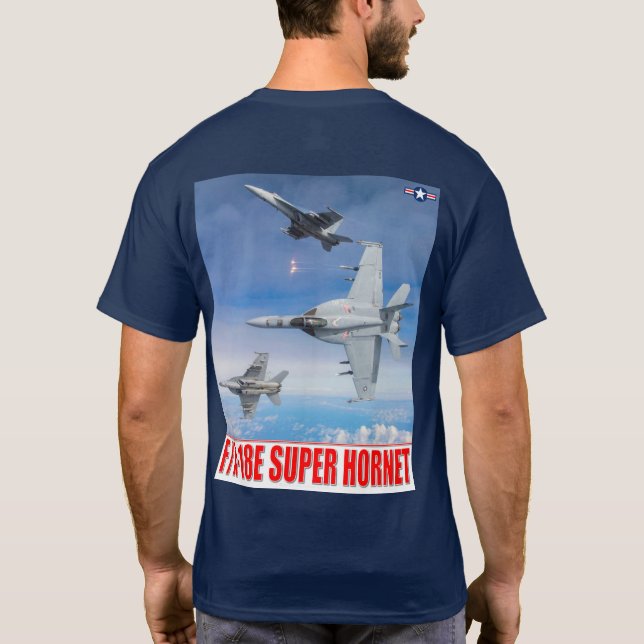 CAMISETA F/A-18E SUPER HORNET (Verso)
