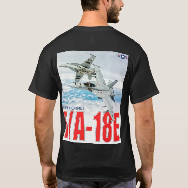 CAMISETA F/A-18E SUPER HORNET (Verso)