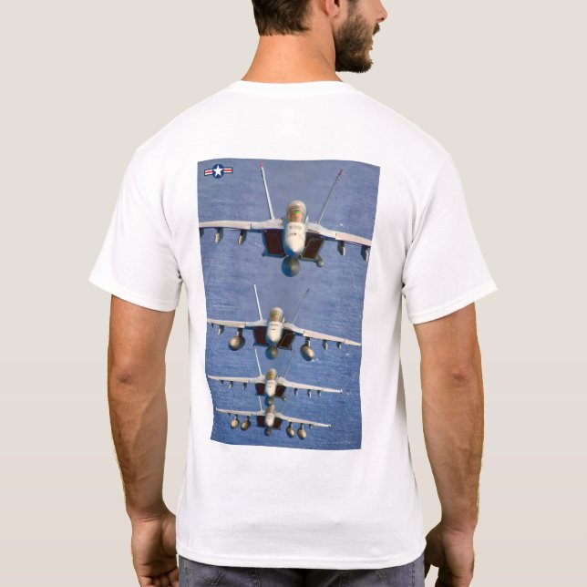 CAMISETA F/A-18F SUPER HORNET (Verso)