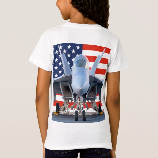 CAMISETA F/A-18F SUPER HORNET (Verso)