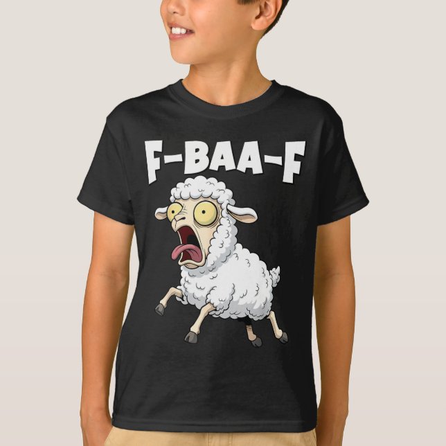 Camiseta F-baa-f Meme – Funny Screaming Meme Graphic  (Frente)