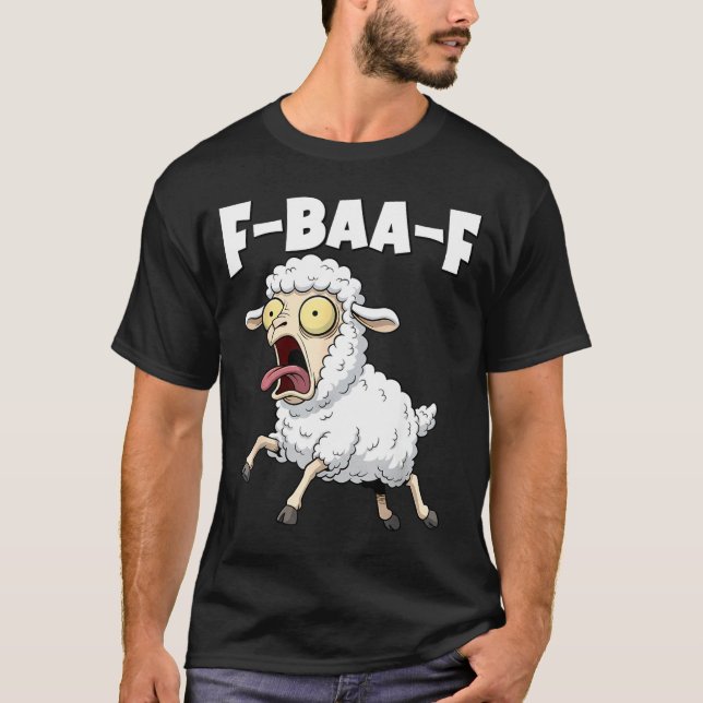 Camiseta F-baa-f Meme – Funny Screaming Meme Graphic  (Frente)