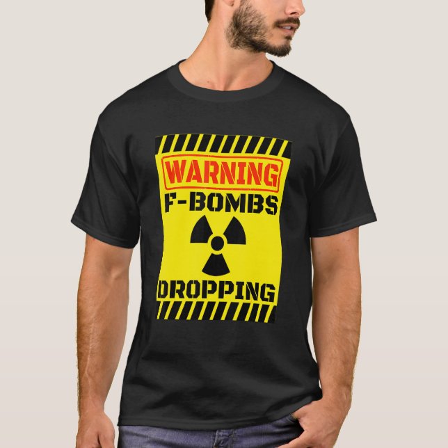 Camiseta F Bombas Diminuindo Aviso Sarcástico Humor Adulto  (Frente)
