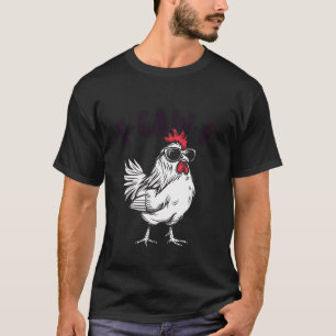 Camiseta F-CAW-F Galinha Engraçada Meme do Galo