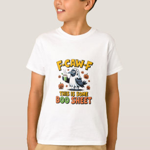 Camiseta F-Caw-F Isto É Uma Folha De Boo Engraçado.