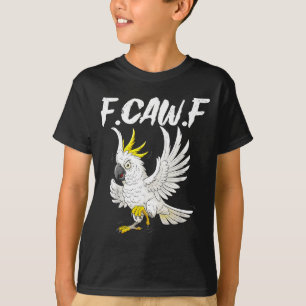Camiseta F Caw F Papagaio Engraçado Zangado Atoo Meme Para