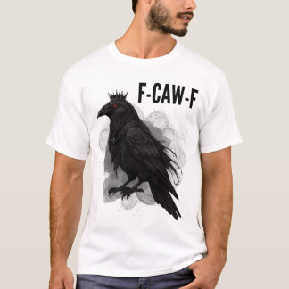 Camiseta F-CAW-F Raven King - Dark Fantasy Watercolor Art