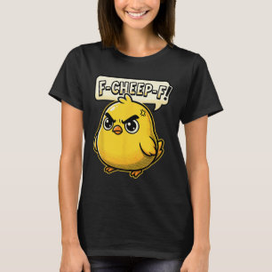 Camiseta F-cheep-f Galinha Raivosa Arte Pop Comic