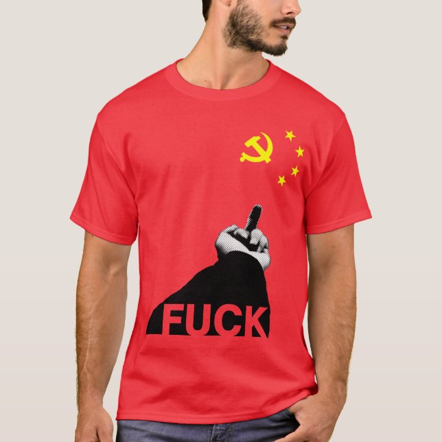 Camiseta F*ck Communist Party China!!! (Frente)
