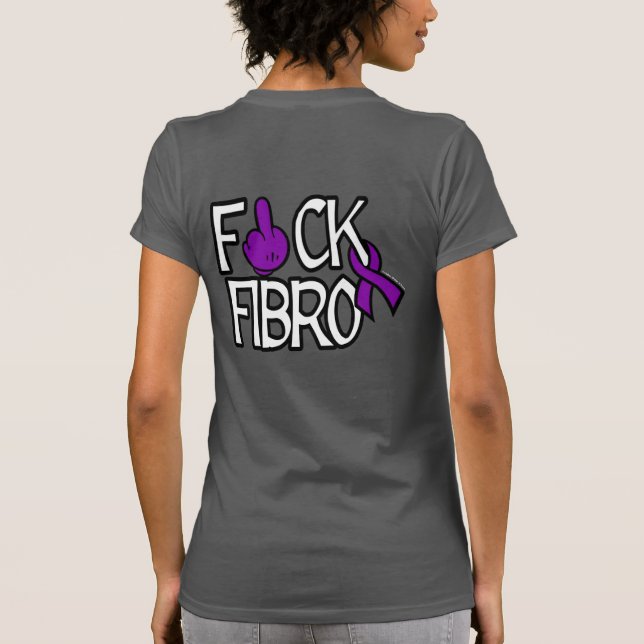 CAMISETA F#CK FIBRO (Verso)