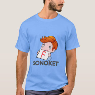 Camiseta F clássica em chat