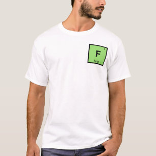 Camiseta F - Destinos Símbolo da Tabela Periódica Química G