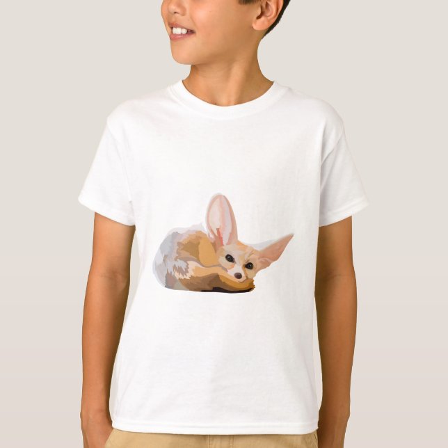 Camiseta F é para Fennec Fox (Frente)