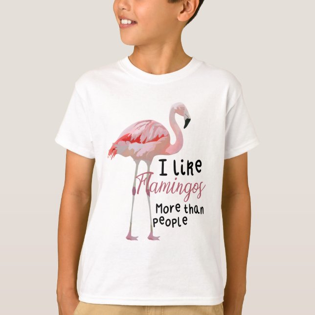 Camiseta F é para Flamingo (Frente)