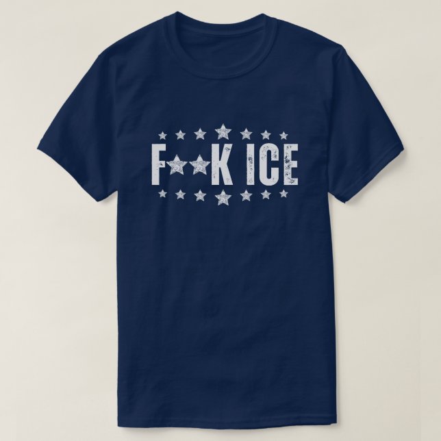 Camiseta F ICE Protest (Frente do Design)
