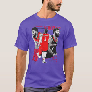 Camiseta F jogador de basquete VanVleet Design 1 de tamanho