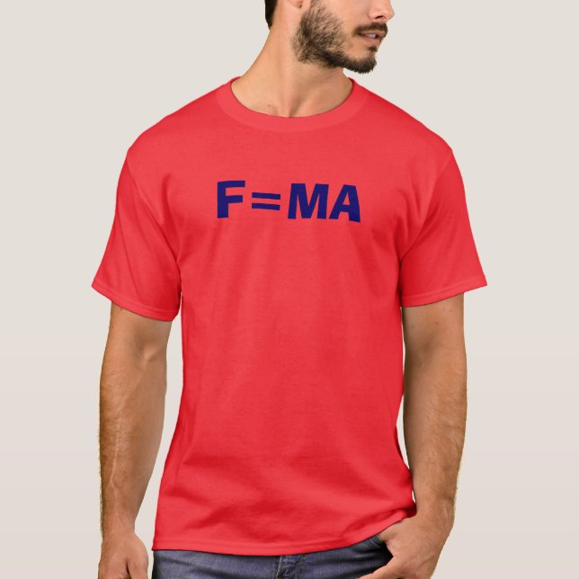 CAMISETA F=MA (Frente)