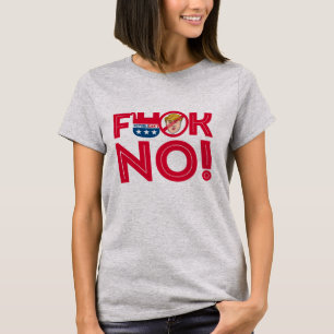 Camiseta F Não aos republicanos da Trump — Design antitr