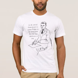 Camiseta F. Scott Fitzgerald Basic Dark T-Shirt