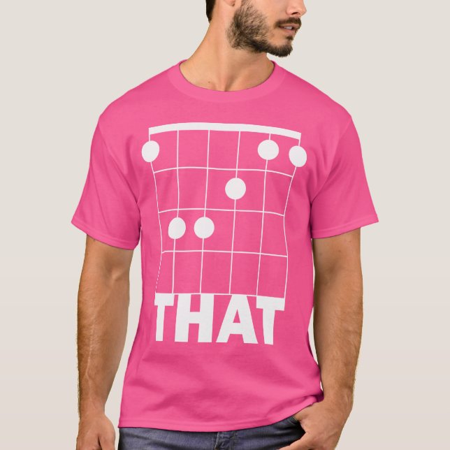 Camiseta F That Funny Guitar Chord (Frente)