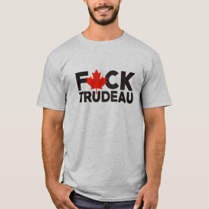Camiseta F Trudeau engraçado caminhoneiros canadenses anti 