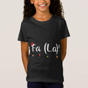 Camiseta FA8 Papais noeis Engraçados de Professores de Mate