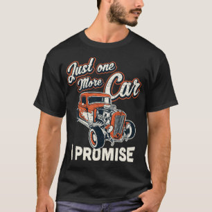 Camiseta Fã clássico do carro apenas um mais carro eu