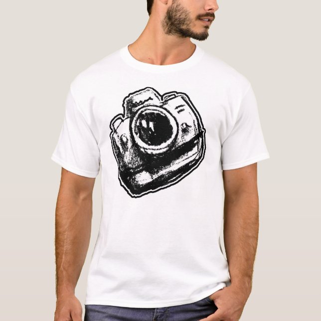 Camiseta Fã da câmera (Frente)