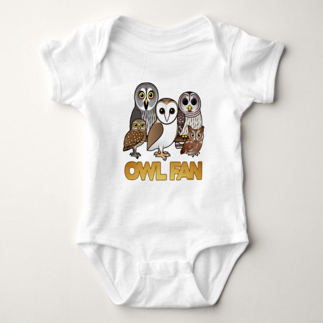 Camiseta Fã da coruja (Frente)